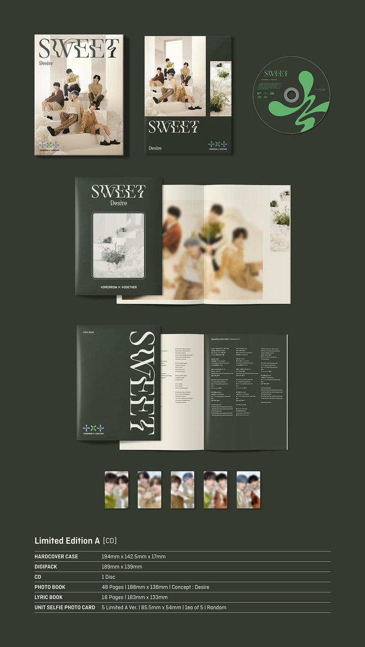 Sweet - Limited Version A - incl. Hardcover Slipcase w/48pg Phoot-book + Selfie Photocard