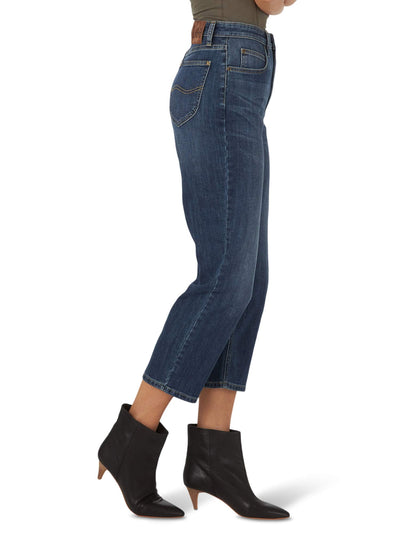 Lee Women's High Rise Straight Leg Crop Jean, Fremont, 33