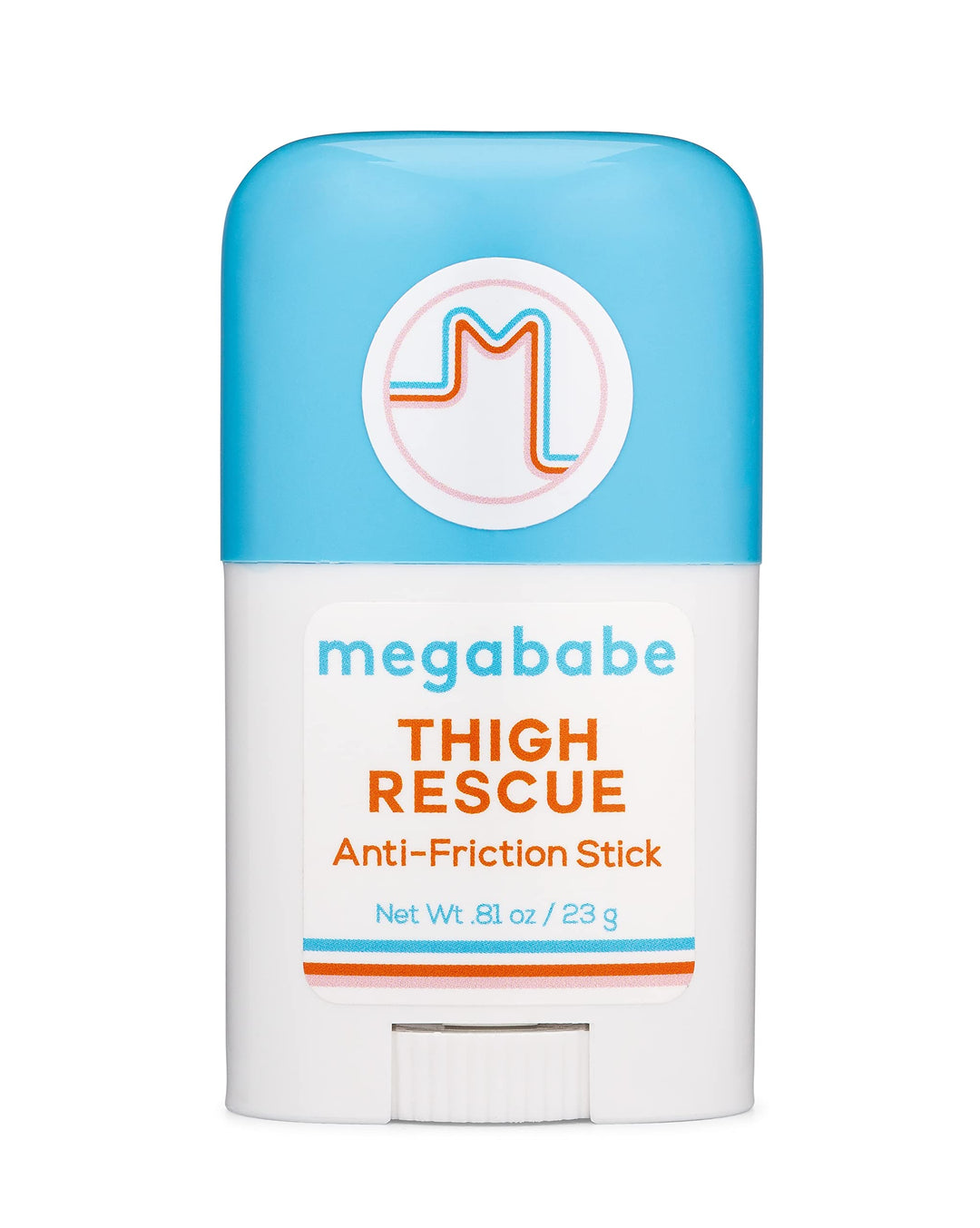Megababe Thigh Rescue Anti-Chafe Stick Travel Size | 0.81 Ounce (Pack of 1)