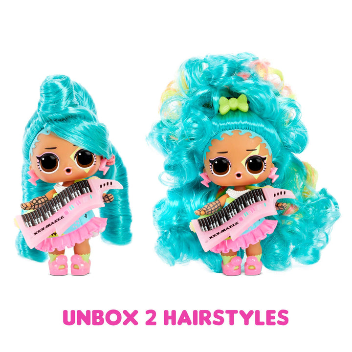 LOL Surprise Remix Hair Flip Dolls - 15 Surprises With Hair Reveal & Music, Great Gift for Kids Ages 4 5 6+