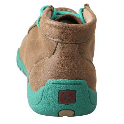 Children's Twisted X YDM0017 Driving Moc Bomber/Turquoise Leather 11.5 M