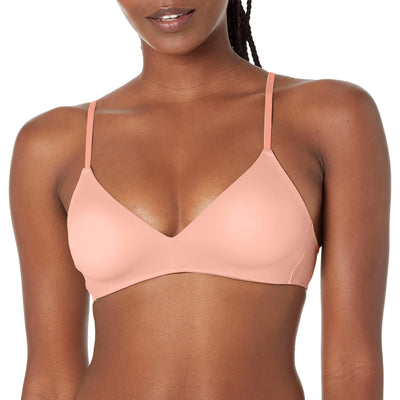 Women's Hanes DHY207 Authentic Lightly Lined T-Shirt Wirefree Bra (Pink Gleam 36D)