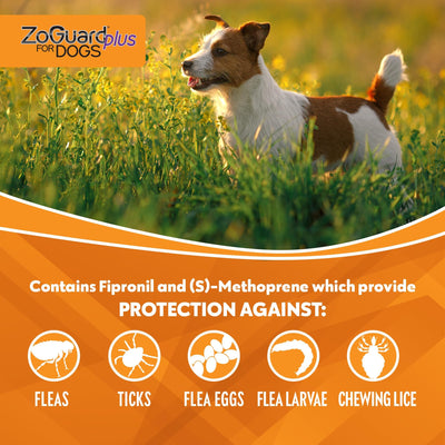 ZoGuard Plus Flea&Tick Prevention for Small Dogs 5-22lbs, 3pk
