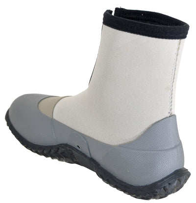 ForEverlast Unisex-Adult Gen Flats Lightweight Neoprene Rubber Boots Generation II for Fishing & Wading, Size 7, Water Resistant, for Men & Women, Grey