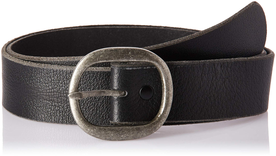 Danbury womens Soft Genuine Leather Belt, Black, Medium US