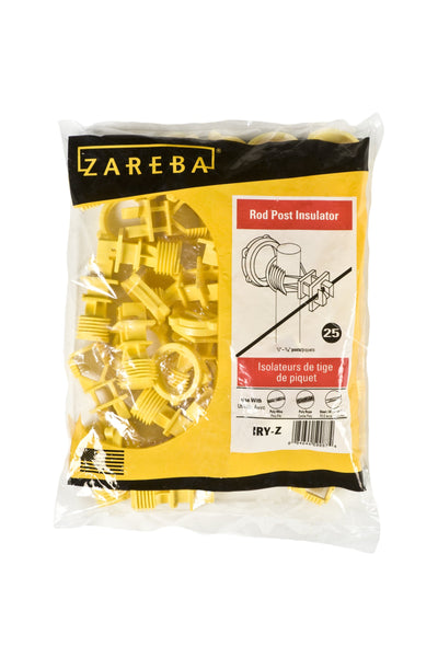 Zareba IRY-Z Screw-on Insulator, 25 per Bag
