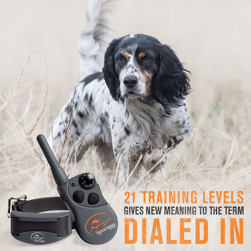 SportDOG Brand FieldTrainer 425XS Stubborn Dog Remote Trainer - Rechargeable Training Collar with Shock, Vibrate, and Tone - 500 Yard Range - SD-425XS