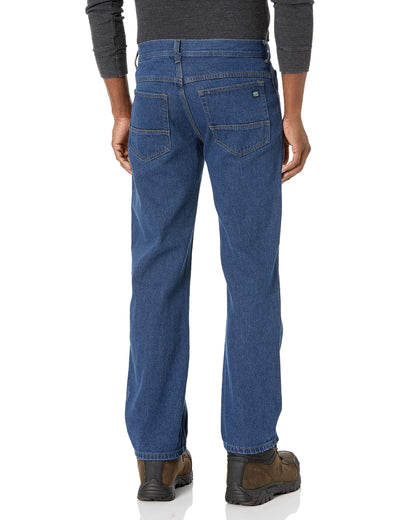 Key Apparel Men's Performance Comfort 5-Pocket Jean, Indigo, 38W x 34L