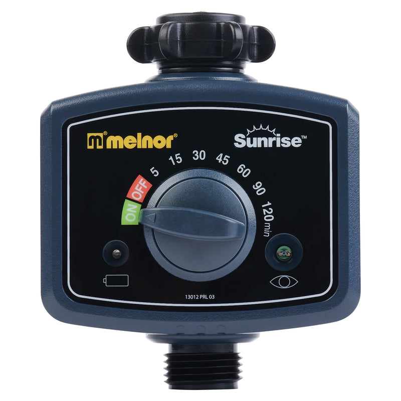 Melnor Sunrise Morning Water Timer - Automatically water your lawn and garden when the sun rises, 1 Pc