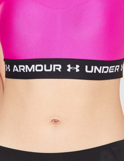 Under Armour Women's Armour High Crossback Bra , Meteor Pink (660)/Black , 36A