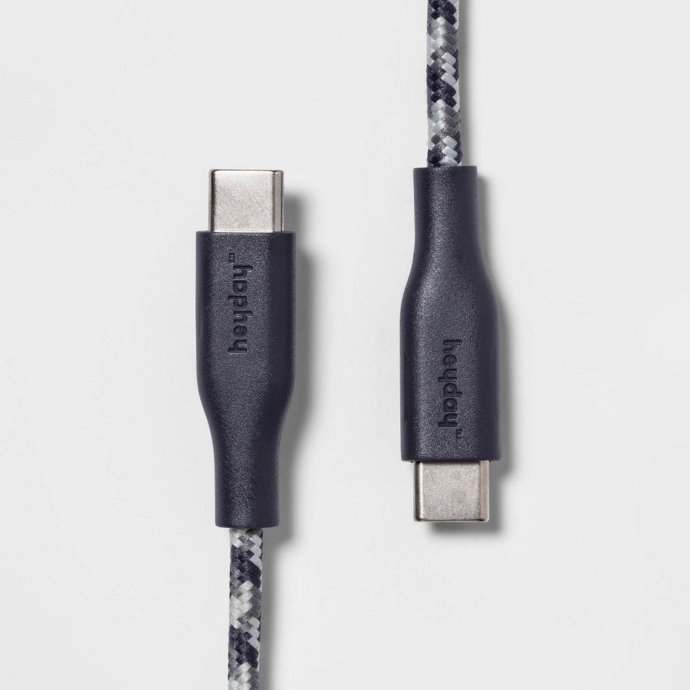 4' USB-C to USB-C Braided Cable - heyday Night Blue