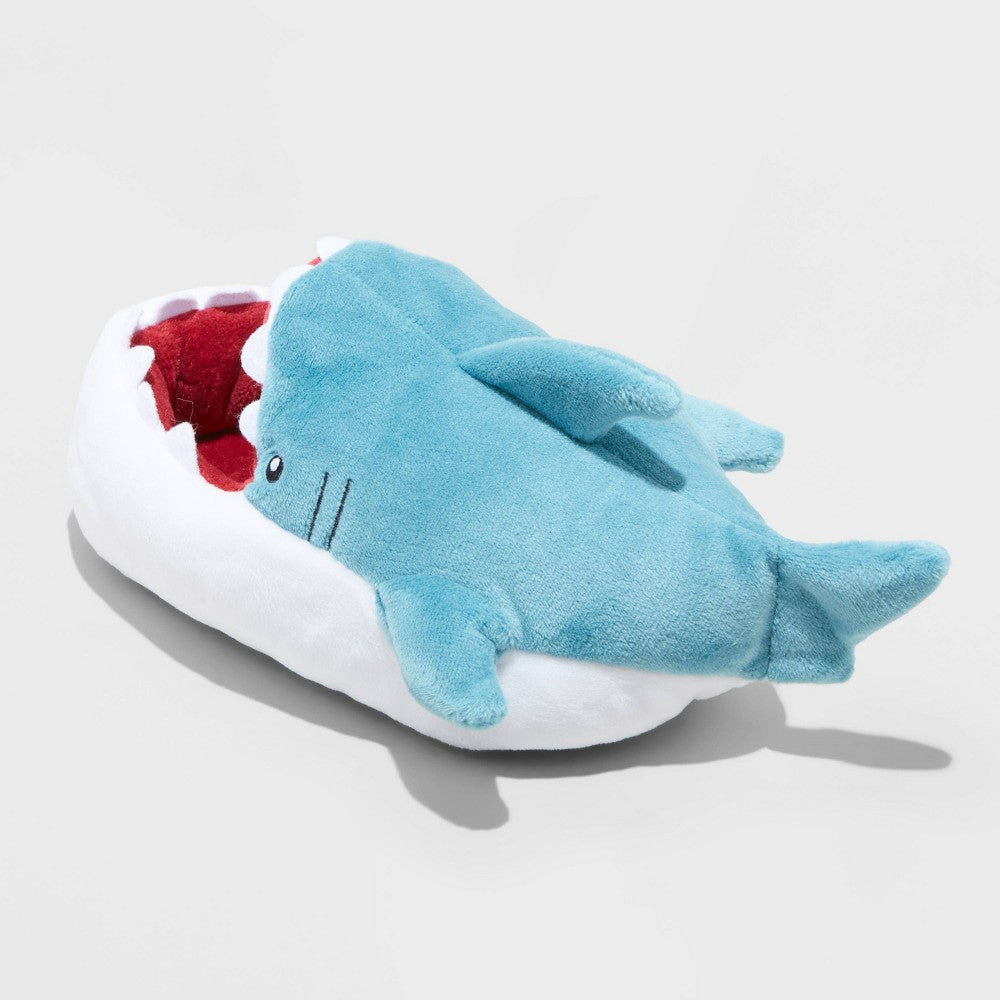Toddler Bruce Shark Loafer Slippers - Cat & Jack™ Blue 5T-6T