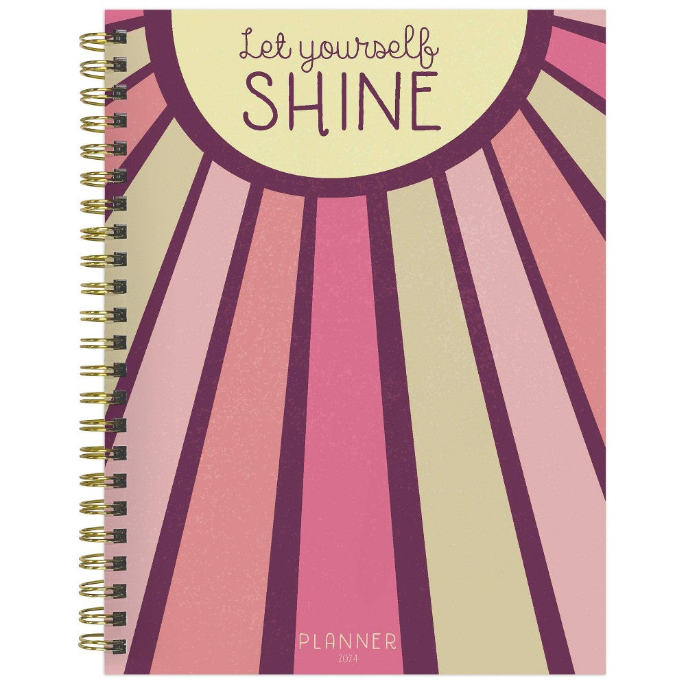 TF Publishing 2024 Weekly/Monthly Planner 8"x6.5" Let Yourself Shine