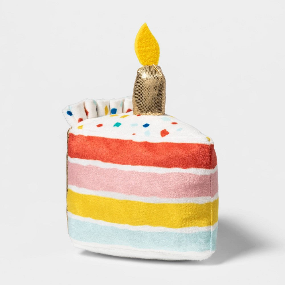 Birthday Cake Slice Plush Dog Toy - Boots & Barkley™
