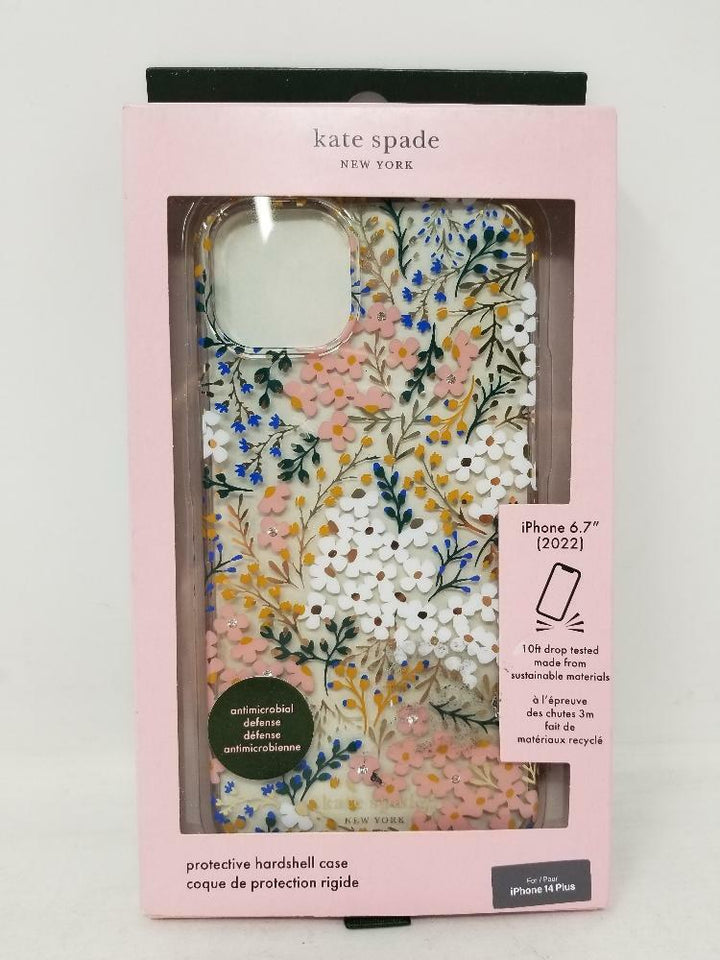 Kate Spade New York Protective Case Compatible with Apple iPhone 14 Plus