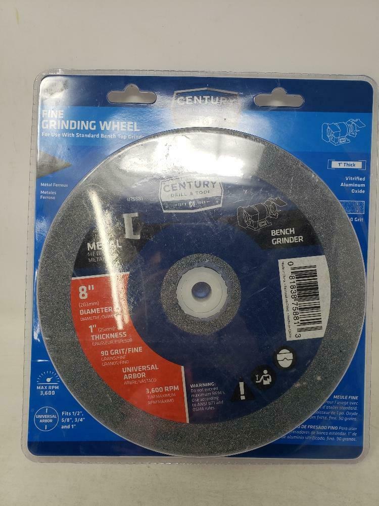 Century Drill & Tool CY75881 8 x 1 in. Fine Grinding Wheel