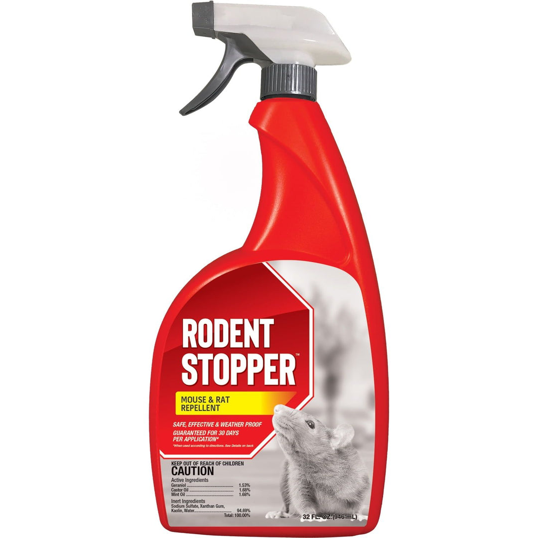 Messinas Rodent Stopper 32oz Ready to Use Trigger Bottle; Repels Mice  Rats  and Other Rodents